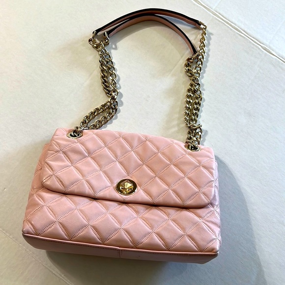 kate spade Handbags - Kate spade quilted pink blush purse bag adjustable handle